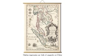 Carte du royaume de Siam de 1686