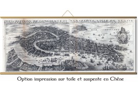 Carte de Venise en 1647 de Boisseau