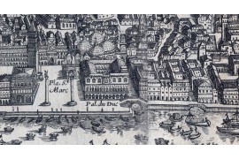 Carte de Venise en 1647 de Boisseau