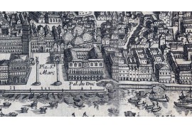 Carte de Venise en 1647 de Boisseau