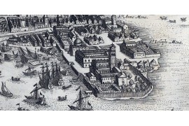 Carte de Venise en 1647 de Boisseau