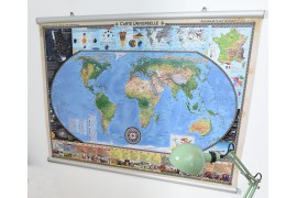 Frise historique et carte universelle - Tube luxe