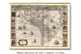 America par Blaeu 1663