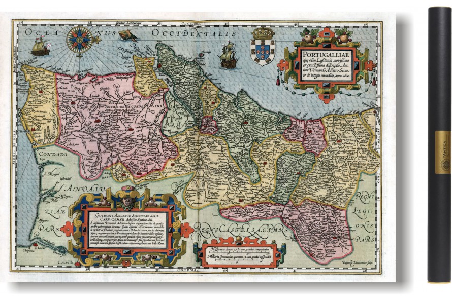 Carte de Portugal en 1612