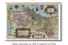 Carte de Portugal en 1612