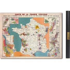 Carte de France vinicole 1941