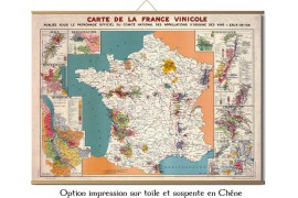 Carte de France vinicole 1941