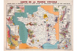 Carte de France vinicole 1941