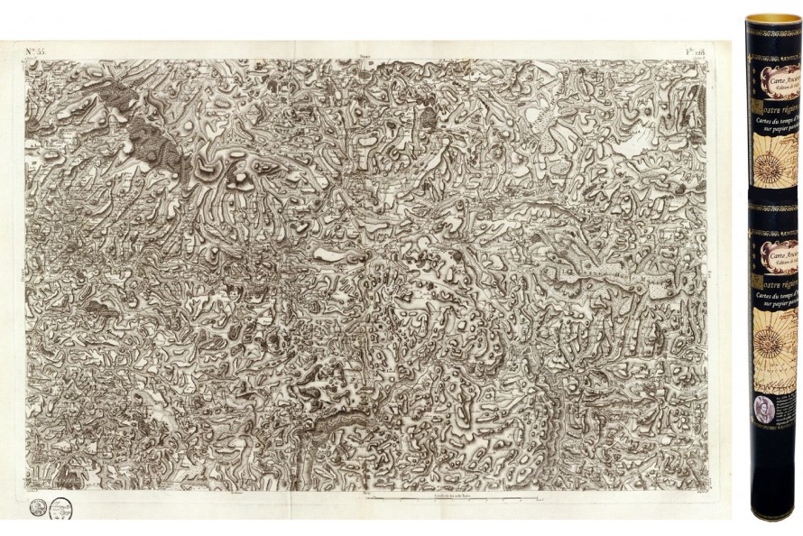 Carte de Cassini 055 - Mende