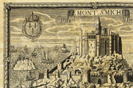 Le Mont Saint Michel en 1654