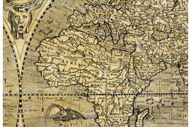 Carte ancienne du monde en 1602